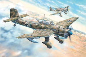 Trumpeter 02423 Samolot Junkers Ju-87R Stuka model 1-24