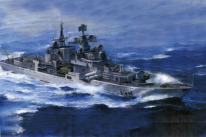 Trumpeter 04542 Niszczyciel rakietowy PLA NAVY DDG 139 Ningbo model 1-350