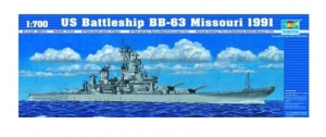 Trumpeter 05705 USS Missouri BB-63 1991 1/700