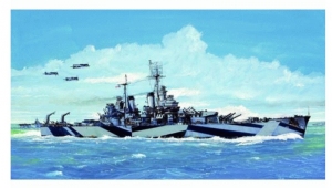 Trumpeter 05734 Pancernik USS North Carolina BB-55 1/700 
