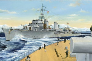 Trumpeter 05787 Niszczyciel Zerstorer Z-25 1944 model 1-700