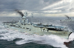 Trumpeter 06710 Lotniskowiec DKM Peter Strasser skala 1-700