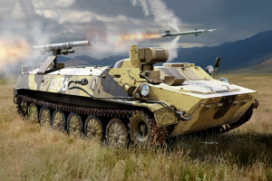 Trumpeter 09605 Russian 9P149 Launching Vehicle w/9K114 Shturm-S ATGM System