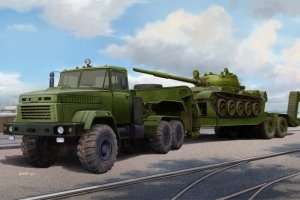 Ukraińska ciężarówka Kraz z naczepą Hobby Boss 85513