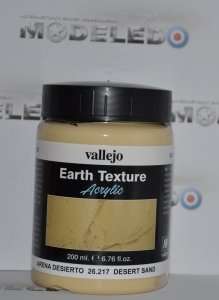 Vallejo 26217 Earth Texture - Desert Sand 200 ml