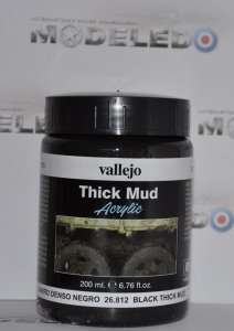 Vallejo 26812 Thick Mud - Black Thick Mud