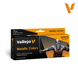 Vallejo 70118 Zestaw 8 farb Metallic Colors - Model Color