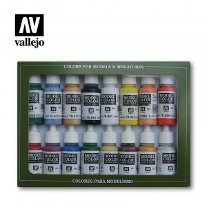 Vallejo 70140 Zestaw 16 farb Basic Colors USA - Model Color