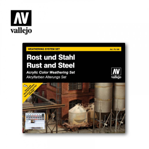 Vallejo 70150 Zestaw farb weathering rdza i stal