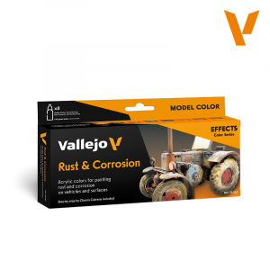 Vallejo 70262 Zestaw 8 farb Rust & Corrosion - Model Color