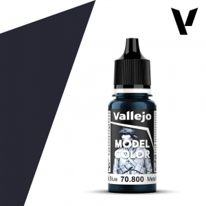 Vallejo 70800 Gunmetal Blue Model Color 18ml 