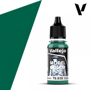 Vallejo 70838 Emerald Model Color 18ml 