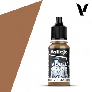 Vallejo 70843 Cork Brown Model Color 18ml 