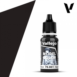 Vallejo 70861 Glossy Black Model Color 18ml