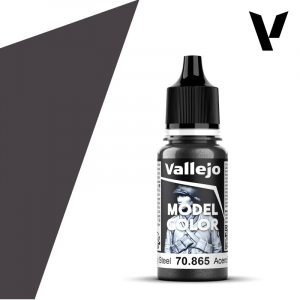 Vallejo 70865 Oily Steel Model Color 18ml