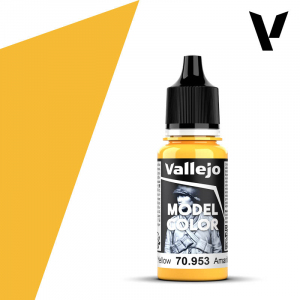 Vallejo 70953 Flat Yellow Model Color 18ml 