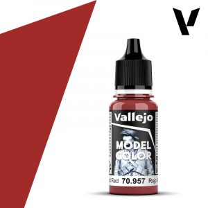Vallejo 70957 Flat Red Model Color 18ml 
