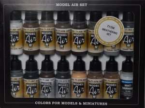 Vallejo 71194 Zestaw 16 farb Model Air - Weathering Set