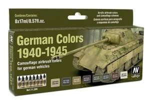 Vallejo 71206 Zestaw 8 farb - German Colors 1940-45