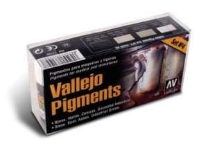 Vallejo 73199 - Pigment Set No.4 - Snow, Soot, Ashes, Industrial Grime - 4x30ml