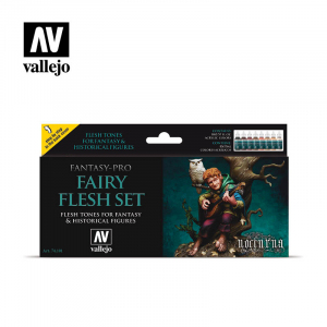 Vallejo 74101 Zestaw 8 farb Fairy Flesh Set - Fantasy Pro