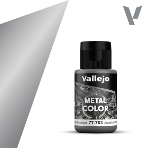 Vallejo 77703 Dark Aluminium 32ml Acrylic Metal Color