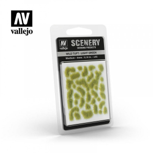 Vallejo SC407 Kępki trawy - jasnozielone 4mm