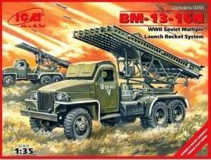 WWII Soviet Multiple Launch Rocket System BM-13-16N
