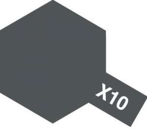 X-10 Gun Metal 10ml Tamiya 81510 - acrylic paint