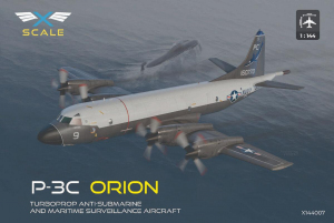 X-Scale 144007 P-3C Orion Turboprop Anti-Submarine & Maritime Surveillance Aircraft 1/144