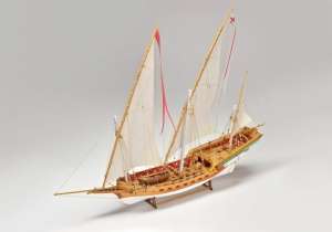 Xebec 1753 - Amati 1427 - drewniany model w skali 1:60