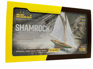 Żaglówka Shamrock Mamoli MM63 drewniany model 1/170