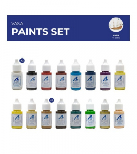 Zestaw 18 farb do modelu Vasa Artesania 277PACK10 