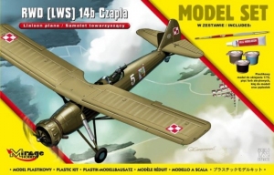 Zestaw modelarski polski samolot RWD LWS 14b Czapla 872061