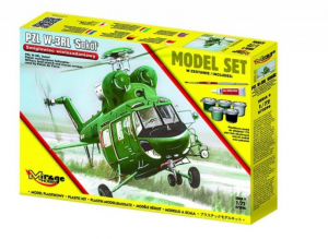 Zestaw modelarski polski śmigłowiec PZL W-3RL Sokół Mirage Hobby 872096