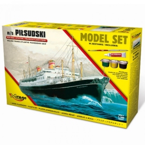 Zestaw modelarski polski statek transatlantycki Piłsudski Mirage Hobby 850092