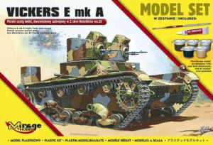 Zestaw modelarski polski czołg Vickers E mk A Mirage Hobby 835099