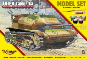 Zestaw modelarski polski lekki czołg TKS-B Tankietka Mirage Hobby 835093