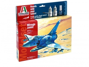Zestaw modelarski samolot Mirage 2000C Italeri 71012
