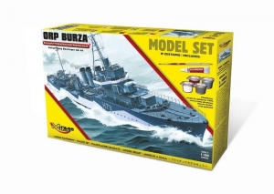 Zestaw modelarski ORP Burza Wz.44 niszczyciel Mirage Hobby 840094