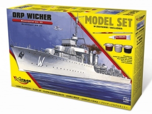 Zestaw modelarski ORP Wicher Wz.35 niszczyciel Mirage Hobby 840095