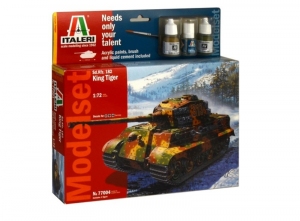 Zestaw modelarski czołg King Tiger Sd.Kfz.182 Italeri 77004