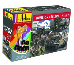 Zestaw modelarski z farbami Dywizjon Leclerc Heller 53015