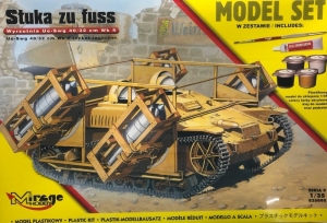 Zestaw z farbami - Stuka zu fuss wyrzutnia Ue-Swg Mirage Hobby 835098