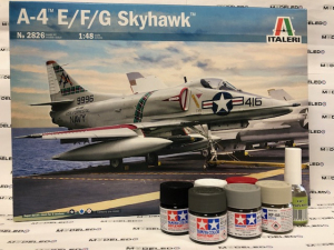Zestaw z farbami A-4 Skyhawk Italeri 2826
