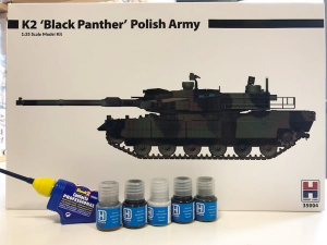 Zestaw z farbami Czołg K2 Black Panther Hobby 2000 35004