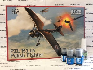 Zestaw z farbami IBG 72517 PZL P.11a