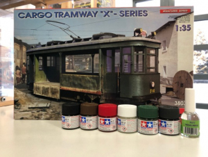 Zestaw z farbami MiniArt 38030 Tramwaj X series skala 1-35