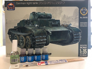 Zestaw z farbami Pz Kpfw I Ausf F Ark Models 35015 model 1:35