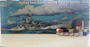 Zestaw z farbami RN Vittorio Veneto Trumpeter 05320 1/350